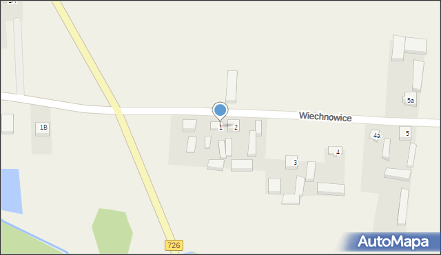 Wiechnowice, Wiechnowice, 1, mapa Wiechnowice