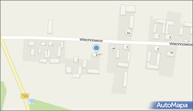 Wiechnowice, Wiechnowice, 4, mapa Wiechnowice