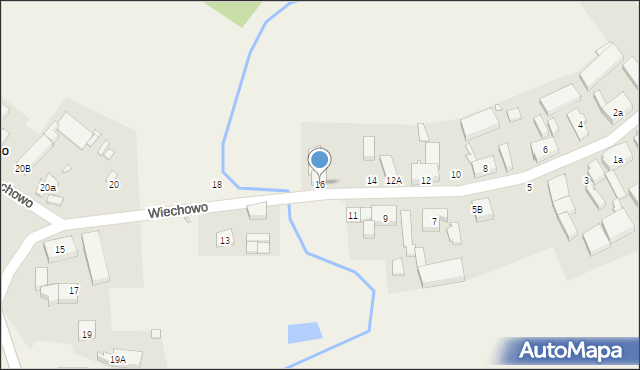 Wiechowo, Wiechowo, 16, mapa Wiechowo