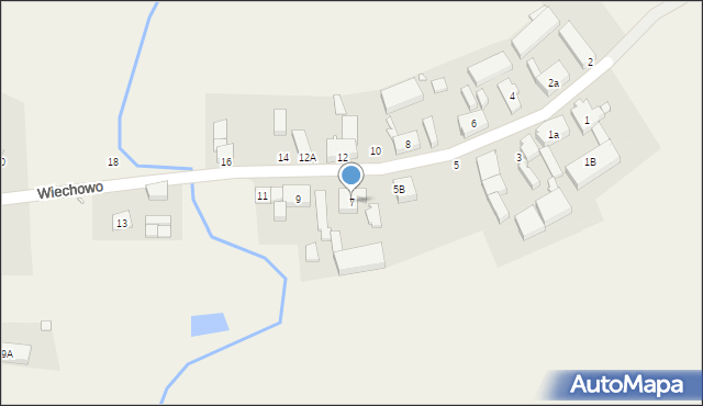Wiechowo, Wiechowo, 7, mapa Wiechowo