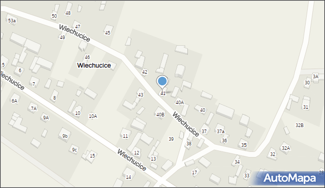 Wiechucice, Wiechucice, 41, mapa Wiechucice