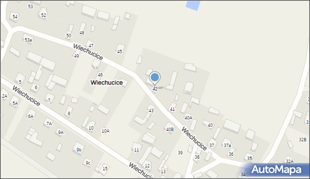 Wiechucice, Wiechucice, 42, mapa Wiechucice