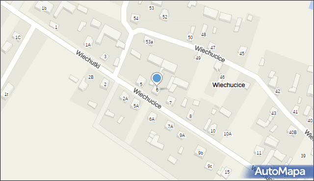 Wiechucice, Wiechucice, 6, mapa Wiechucice