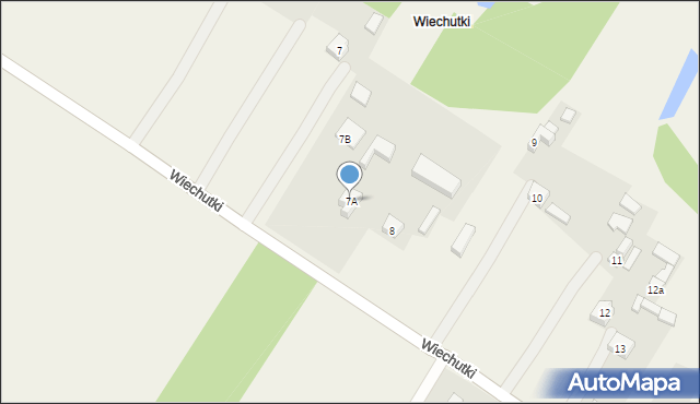 Wiechucice, Wiechutki, 7A, mapa Wiechucice