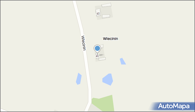 Wiecinin, Wiecinin, 41, mapa Wiecinin