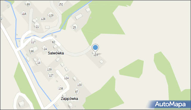 Więciórka, Więciórka, 123, mapa Więciórka