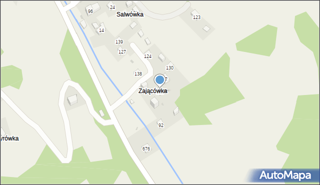 Więciórka, Więciórka, 126, mapa Więciórka