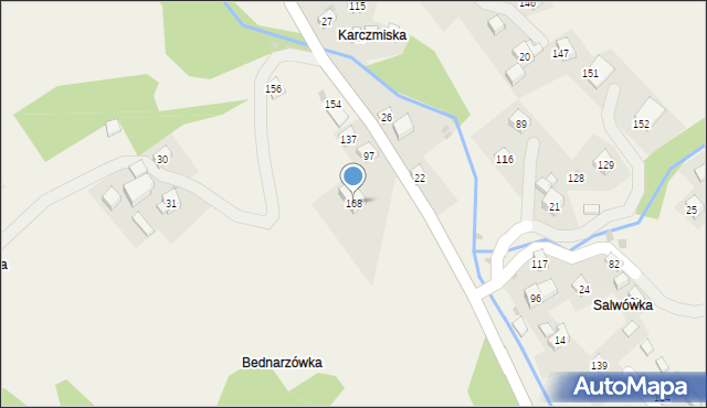 Więciórka, Więciórka, 168, mapa Więciórka