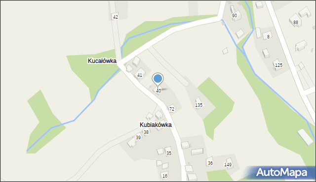 Więciórka, Więciórka, 40, mapa Więciórka