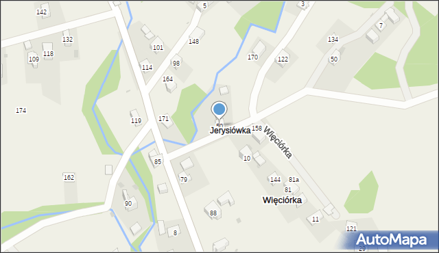 Więciórka, Więciórka, 50, mapa Więciórka