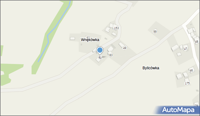 Więciórka, Więciórka, 51, mapa Więciórka