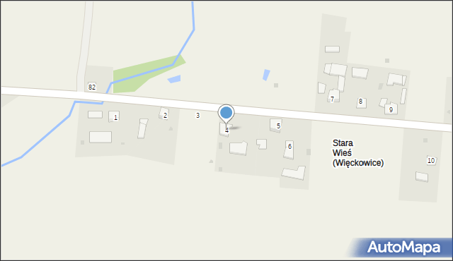 Więckowice, Więckowice, 4, mapa Więckowice