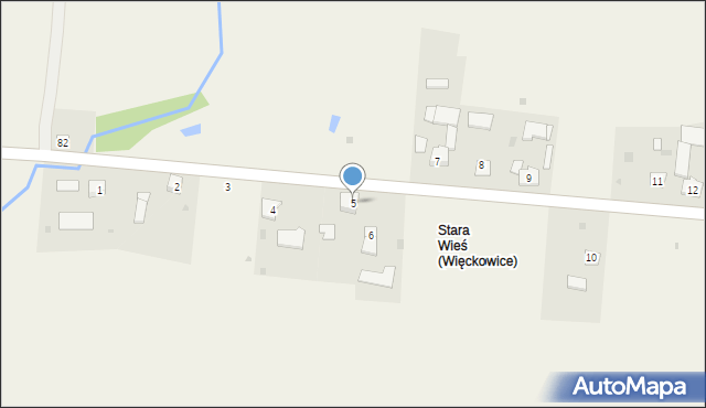 Więckowice, Więckowice, 5, mapa Więckowice