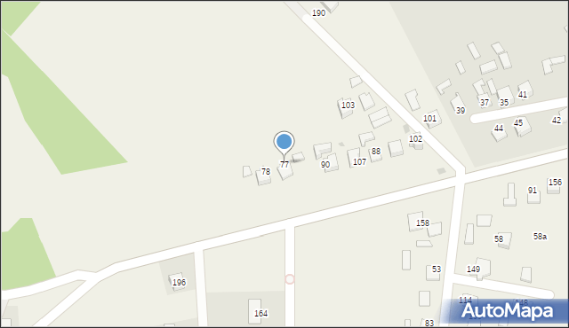 Więckowice, Więckowice, 77, mapa Więckowice