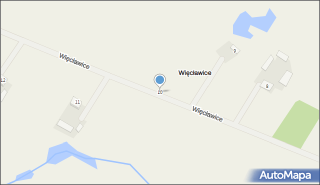 Więcławice, Więcławice, 10, mapa Więcławice