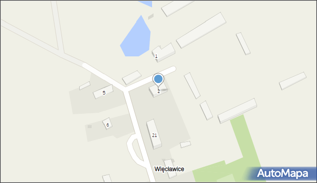 Więcławice, Więcławice, 2, mapa Więcławice