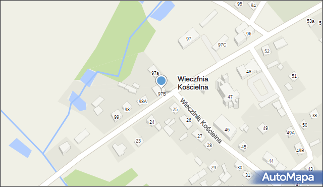 Wieczfnia Kościelna, Wieczfnia Kościelna, 97B, mapa Wieczfnia Kościelna