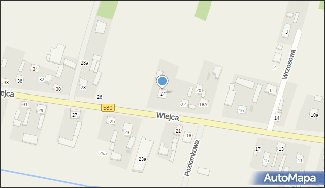 Wiejca, Wiejca, 24, mapa Wiejca