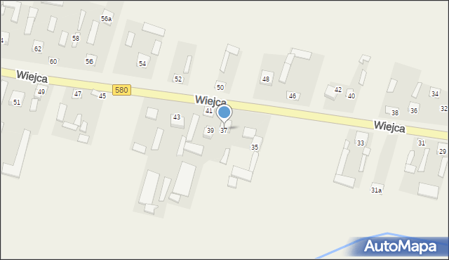 Wiejca, Wiejca, 37, mapa Wiejca