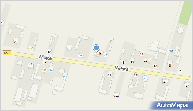 Wiejca, Wiejca, 44, mapa Wiejca