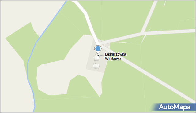 Wiejkówko, Wiejkówko, 7, mapa Wiejkówko