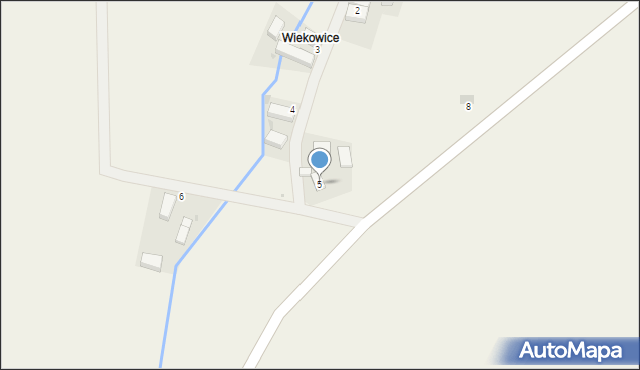 Wiekowice, Wiekowice, 5, mapa Wiekowice