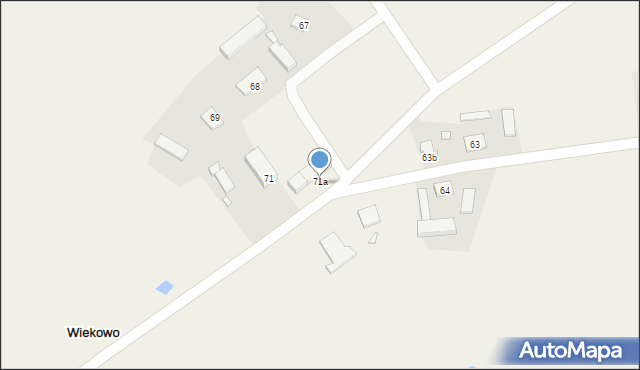 Wiekowo, Wiekowo, 70, mapa Wiekowo