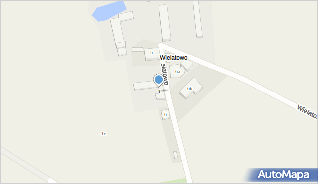 Wielatowo, Wielatowo, 8, mapa Wielatowo