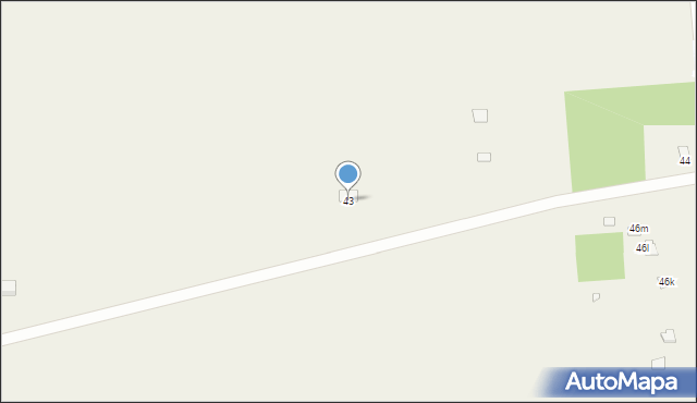 Wielęcin, Wielęcin, 43, mapa Wielęcin