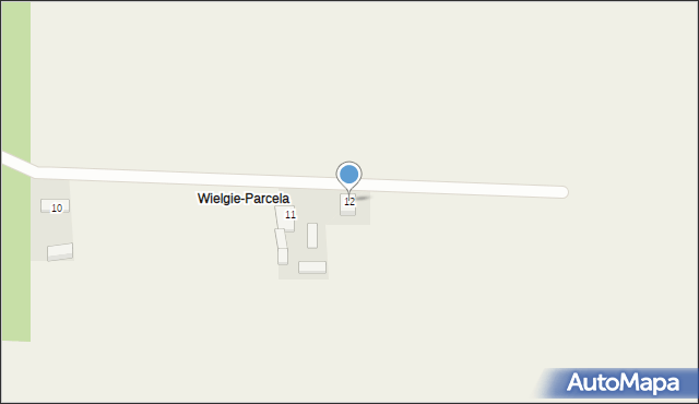 Wielgie, Wielgie, 12, mapa Wielgie