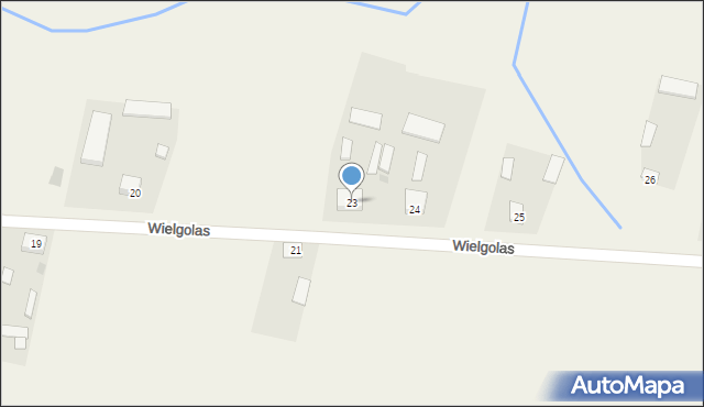 Wielgolas, Wielgolas, 23, mapa Wielgolas