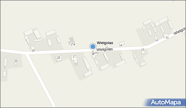 Wielgolas, Wielgolas, 16, mapa Wielgolas