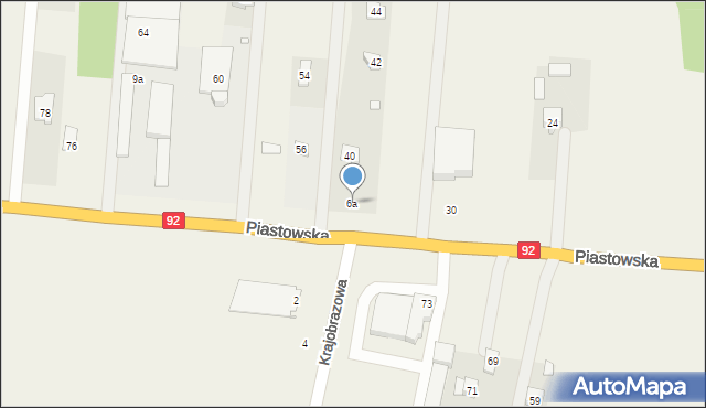 Wielgolas Brzeziński, Wielgolas Brzeziński, 6a, mapa Wielgolas Brzeziński