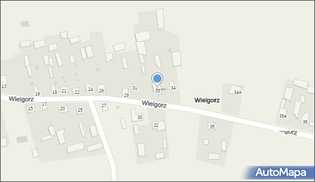 Wielgorz, Wielgorz, 33, mapa Wielgorz