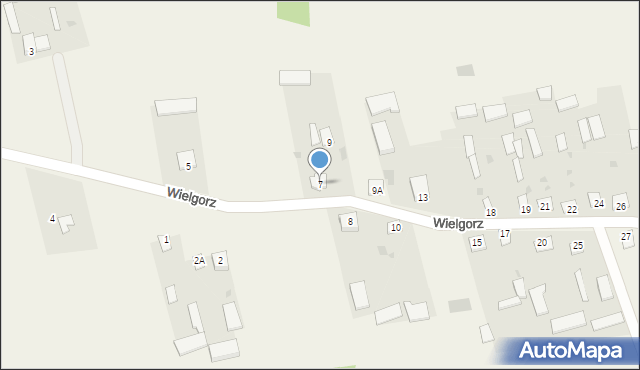 Wielgorz, Wielgorz, 7, mapa Wielgorz