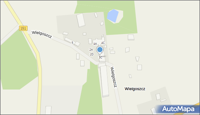 Wielgoszcz, Wielgoszcz, 3C, mapa Wielgoszcz