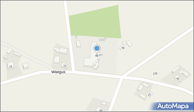 Wielgus, Wielgus, 59, mapa Wielgus
