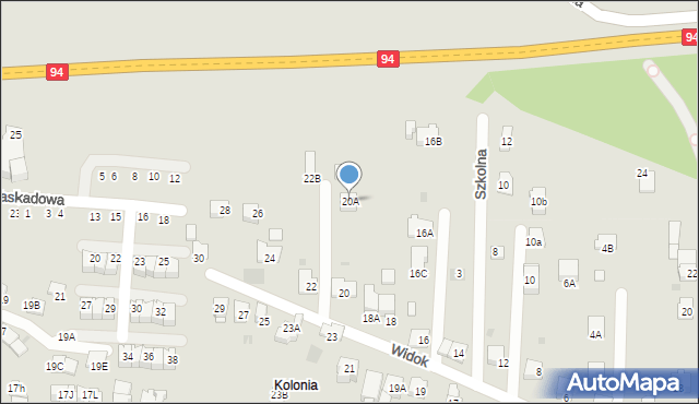 Wieliczka, Widok, 20A, mapa Wieliczka