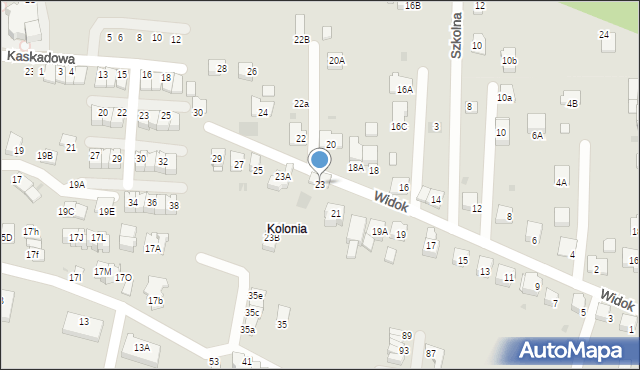 Wieliczka, Widok, 23, mapa Wieliczka