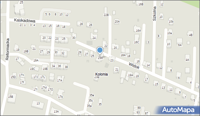 Wieliczka, Widok, 23A, mapa Wieliczka