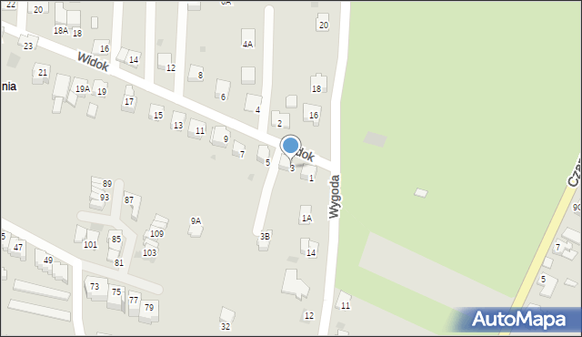 Wieliczka, Widok, 3, mapa Wieliczka