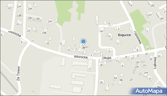 Wieliczka, Winnicka, 3B, mapa Wieliczka