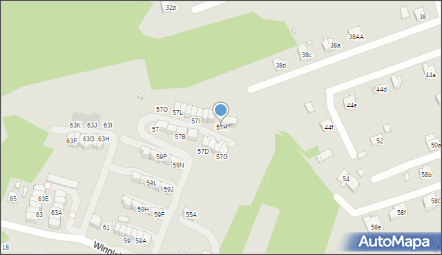 Wieliczka, Winnicka, 57H, mapa Wieliczka