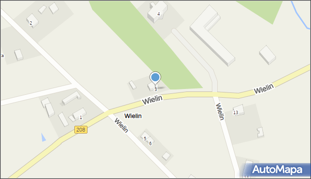 Wielin, Wielin, 3, mapa Wielin