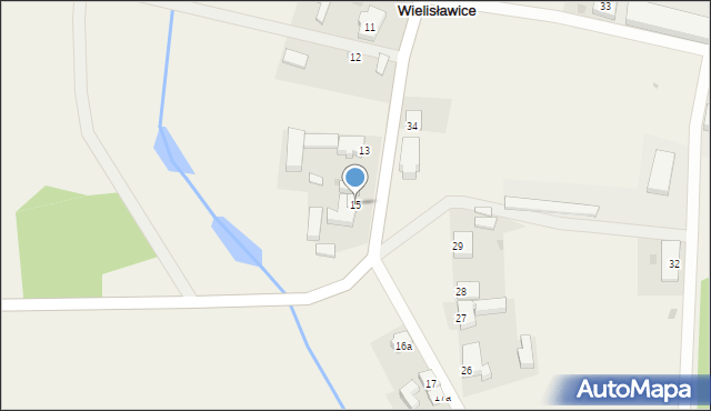 Wielisławice, Wielisławice, 15, mapa Wielisławice