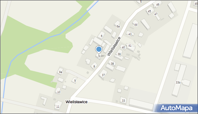 Wielisławice, Wielisławice, 7, mapa Wielisławice