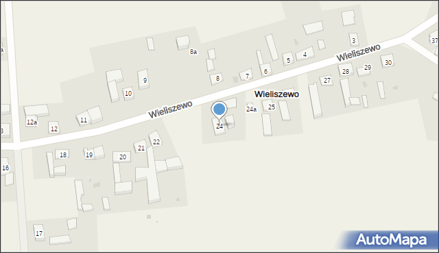 Wieliszewo, Wieliszewo, 24, mapa Wieliszewo