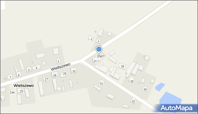 Wieliszewo, Wieliszewo, 37a, mapa Wieliszewo