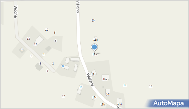 Wielka Nieszawka, Wiślana, 18a, mapa Wielka Nieszawka