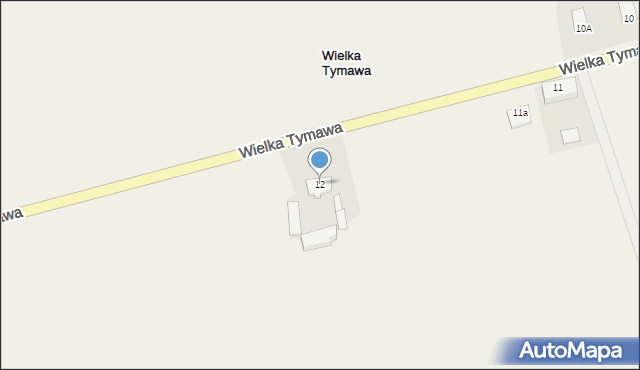 Wielka Tymawa, Wielka Tymawa, 12, mapa Wielka Tymawa